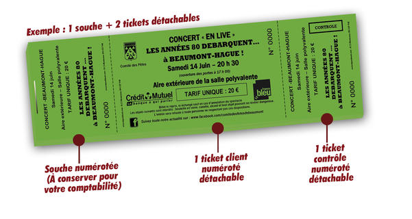 imprimer ticket concert pas cher Beaumont-Hague