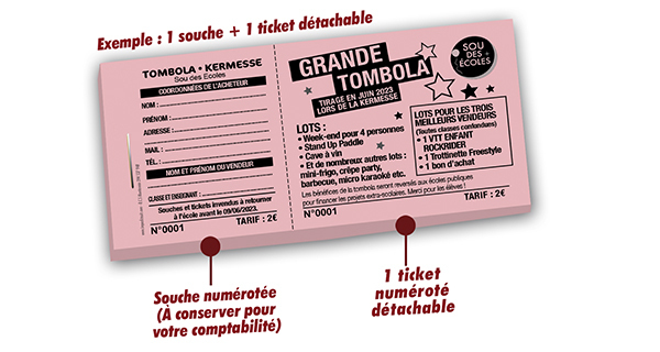 Tickets & Billets, ticket de tombola