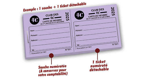 carte de membre club des 4C