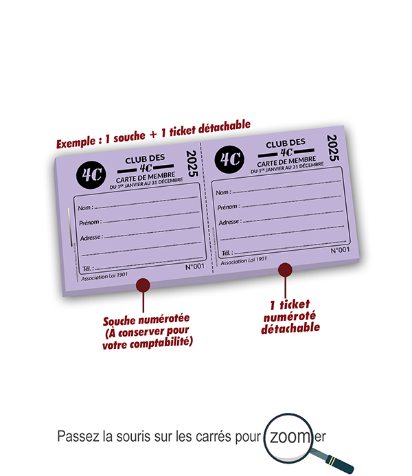 carte de membre club des 4C