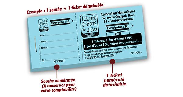 ticket tombola solidaire sénégal