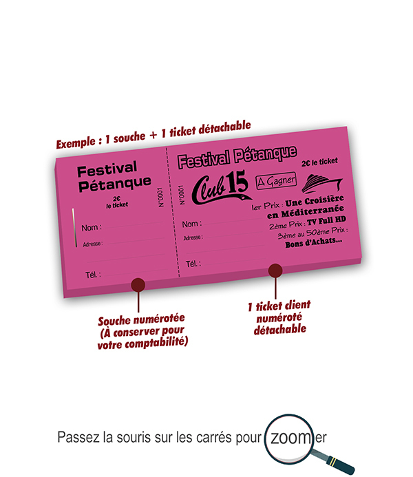 Ticket festival club pétanque