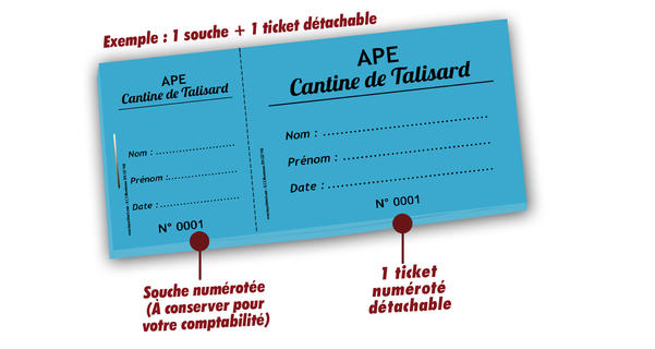 ticket repas cantine talissard