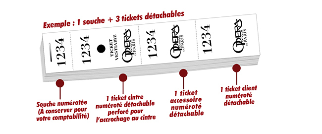 Tickets de vestiaire OperaParis