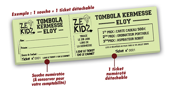 comment faire une tombola des ecoles Tourbains